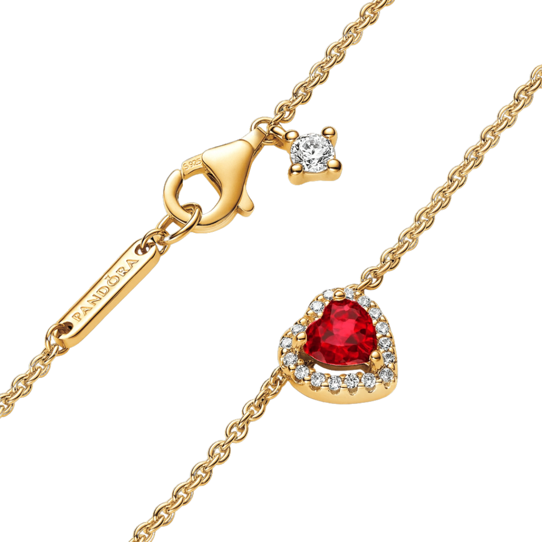 Collar Corazón Promesa 💖 | Baño en Oro + Caja Premium Gratis ✨