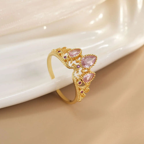 Anillo Rapunzel | Baño de Oro + Estuche de Corona Gratis ✨