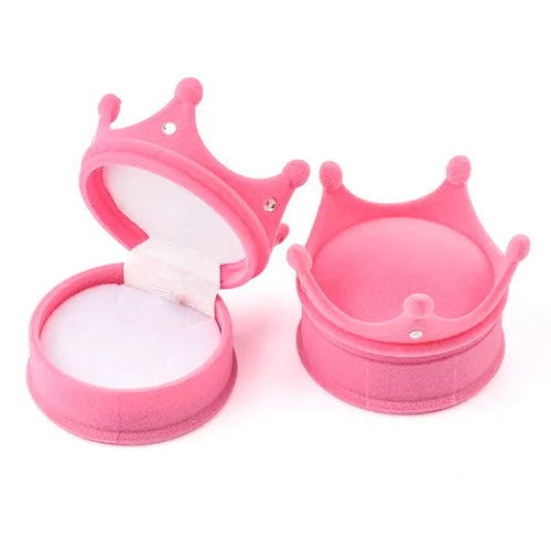 Estuche Premium Corona| Terciopelo Rosa ❤️