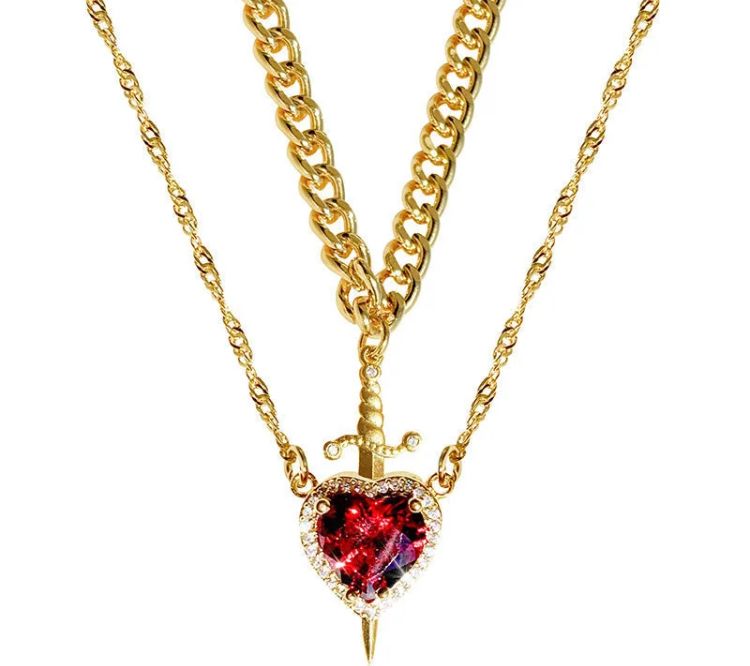 Collar Alianza Sagrada ✨❤️🔥 | Baño en Oro Blanco + Estuche Gratis