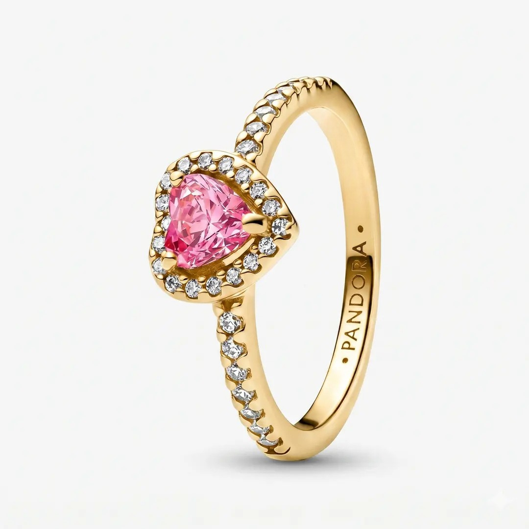 Anillo de Promesa Ajustable 💗 | Baño en Oro Blanco + Caja Gratis ✨