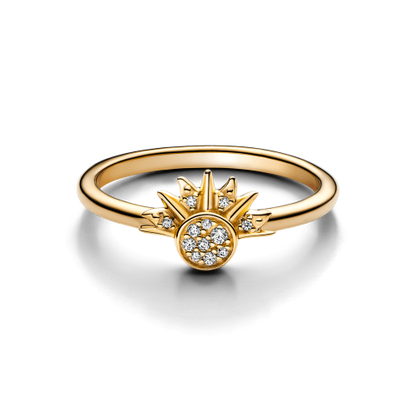 Anillos Sol y Luna | Baño en Oro y Plata + Caja Premium Gratis✨