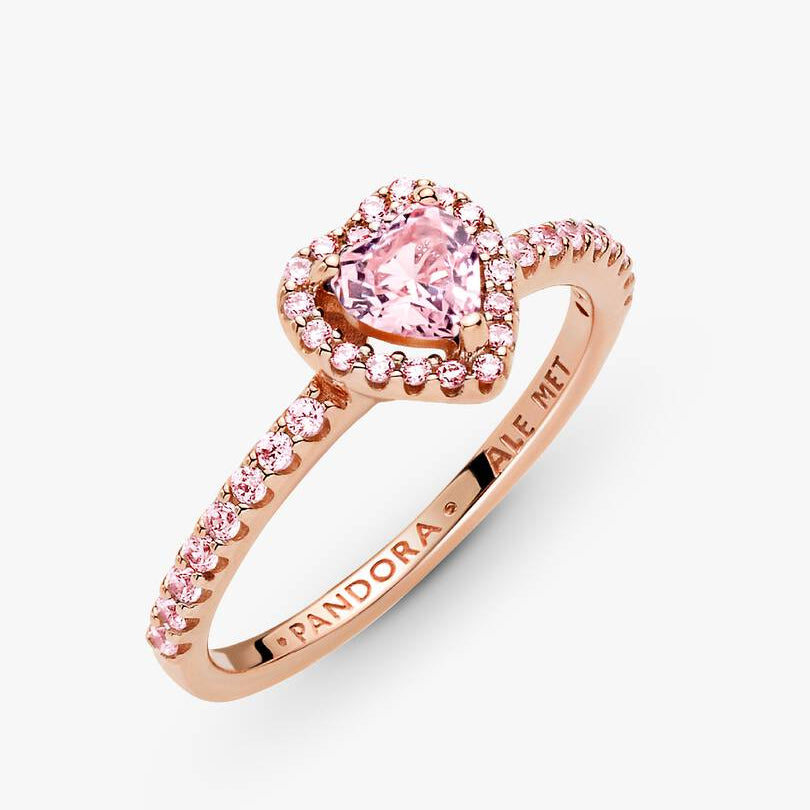 Anillo de Promesa Ajustable 💗 | Baño en Oro Blanco + Caja Gratis ✨