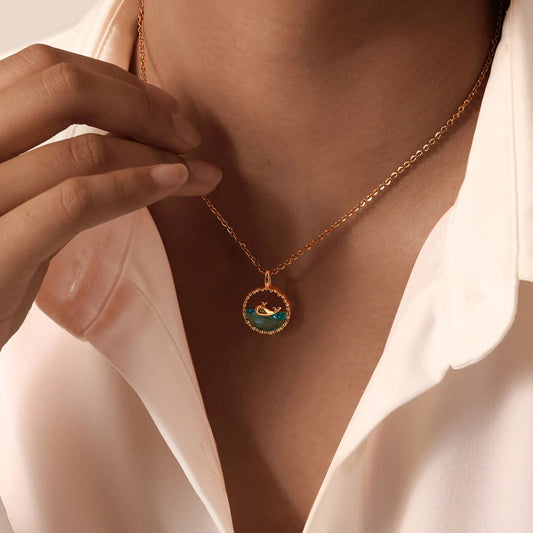 Collar Ballenita | Baño en Oro + Caja Premium Gratis ✨🐋
