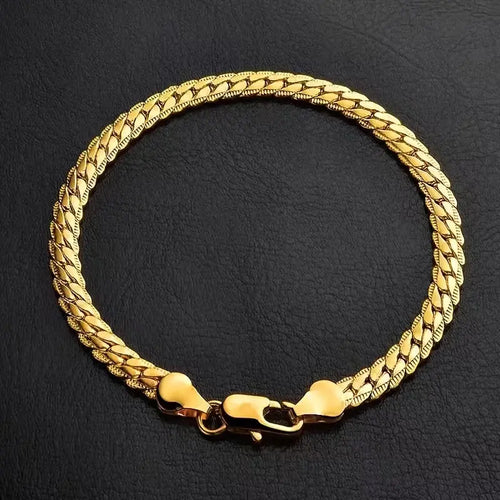 Pulsera Escama Dragón 🔥 | Baño de Oro 18K + Estuche Gratis