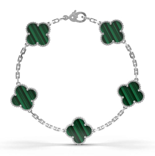 Pulsera Trebol Van Cleef | Baño de Oro + Caja Premium Gratis✨